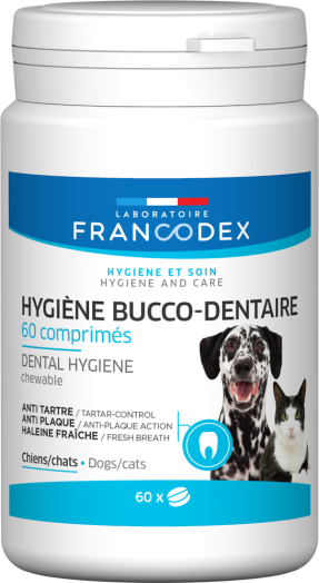 Francodex Dentifricio per Cane e Gatto - Compresse 60pz Francodex Dentifricio per Cane e Gatto - Compresse 60pz